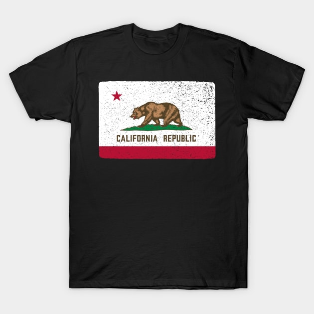 California Republic Bear T-Shirt by abstractsmile